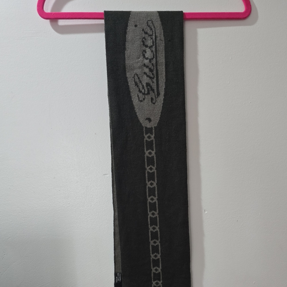 Rare Gucci Men  Chain Scarf - Picture 3 of 10